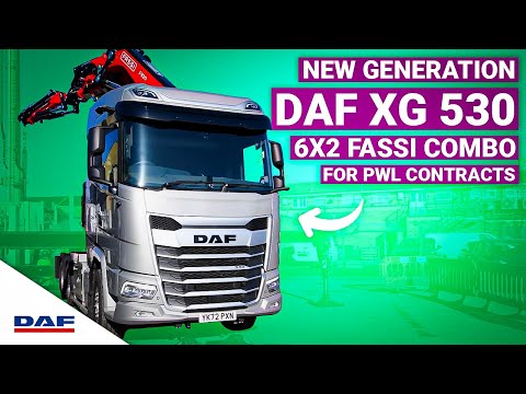 New Generation DAF XG 530 6x2 Fassi Combo for PWL Contracts