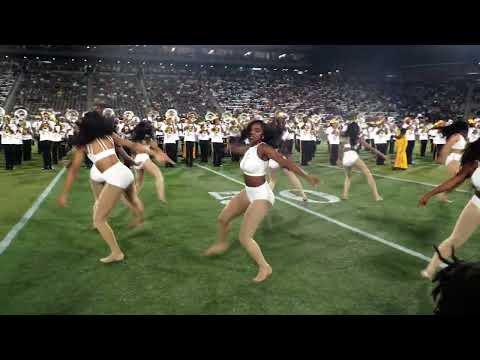 Alabama State University Stingettes Halftime Show vsUAB  2025| Sally| 4K (2160p)
