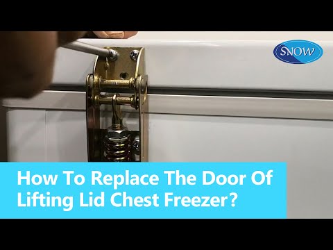 Snow | How to replace the door of the Lifting Lid Chest Freezer?