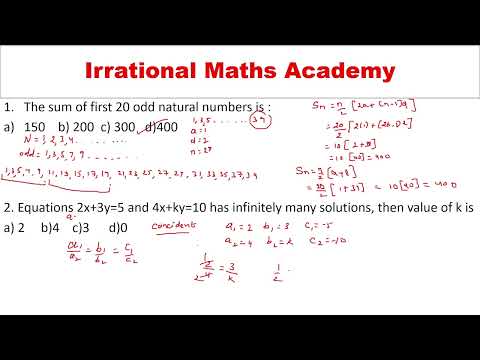 Equations 2x+3y=5 and 4x+ky=10 has infinitely many solutions, then value of k is