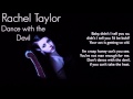 Dance with the Devil - Rachel Taylor - Lyric Video