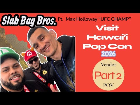 Sold Out Show at Hawaii Pop Con 2026 / Max Holloway the BMF champion came to visit our booth!
