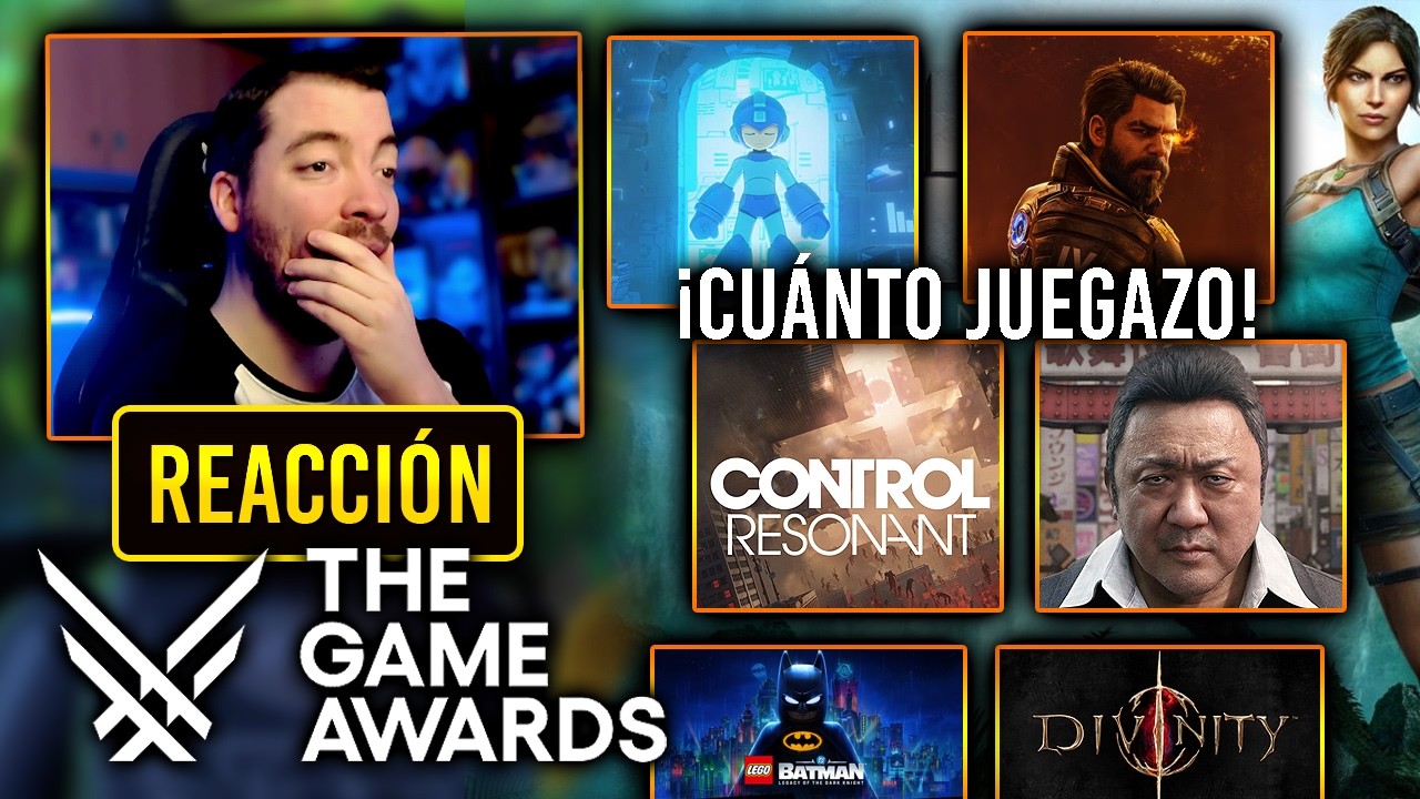 ¡CUÁNTO JUEGAZO! 😲 Mi REACCIÓN a THE GAME AWARDS: Leon, Tomb Raider, Star Wars, Divinity, Megaman...