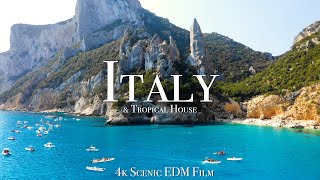 Italy &amp; Tropical House Mix - 4K Scenic Film With EDM Music