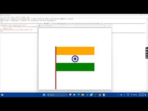 Titlecreating The Indian Flag Using Python Turtle Step By Step Tutorial