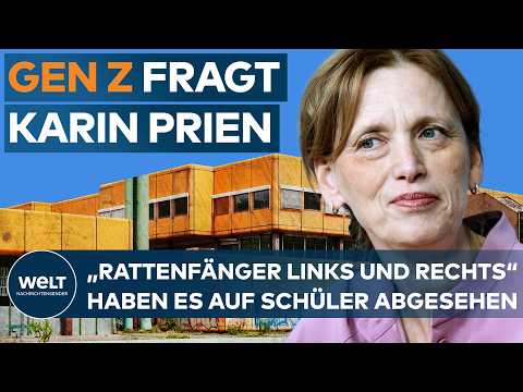Gen Z fragt Karin Prien – „Rattenfänger links und rechts“ haben es auf Schüler abgesehen