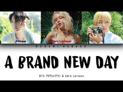 {GREEK/HAN/ROM} BTS (방탄소년단) x Zara Larsson – A Brand New Day (Color Coded Lyrics Gr/Rom/Han/가사)