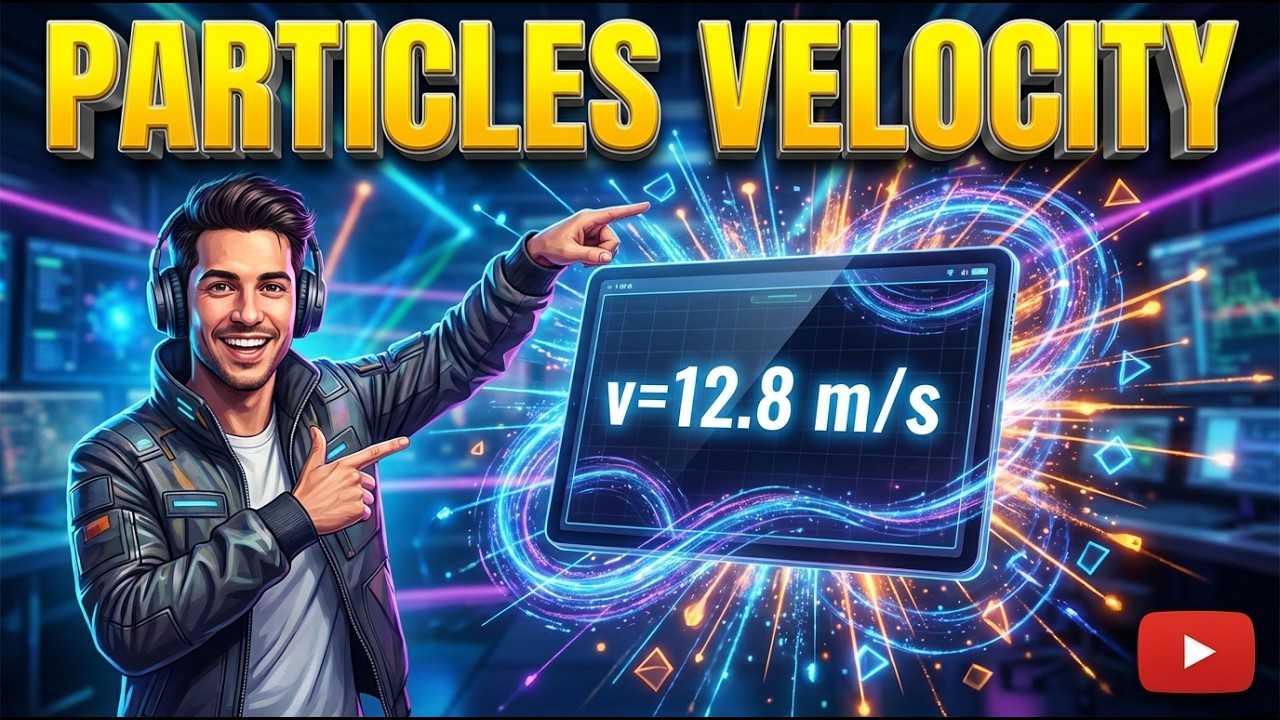 Particles Velocity Interactive Calculator