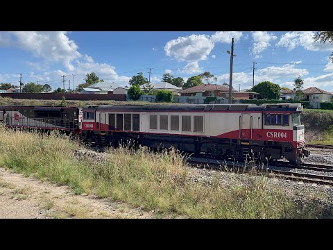 SCT CSR004 & SCT007 with 3MB9 at Telarah - 26/2/25