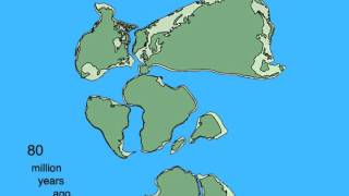 Pangea Breakup and Continental Drift Animation