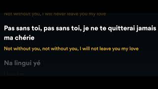 Na Lingui Ye - Fally Ipupa Ft. MHD (lyrics video)