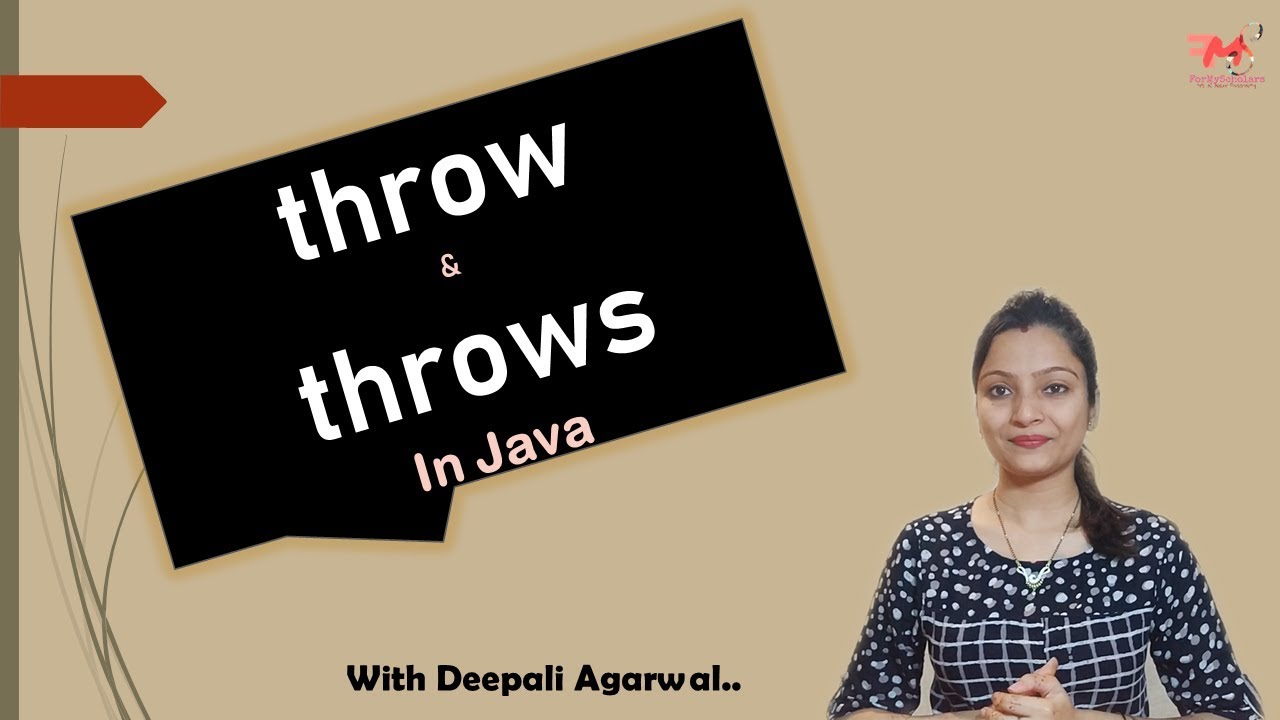 #48 throw & throws Keyword in Java|Exception Handling|CORE JAVA|Hindi
