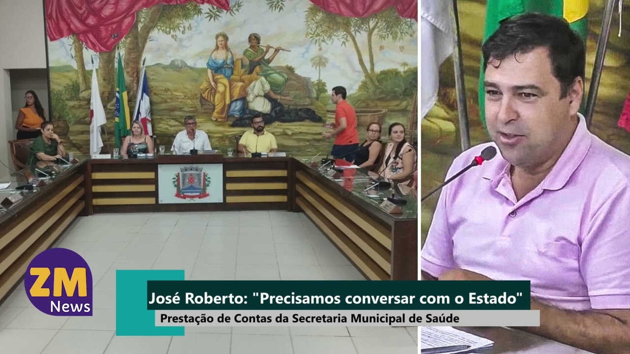 Vereador José Roberto pede união de esforços em prol de melhor atendimento à saúde da população