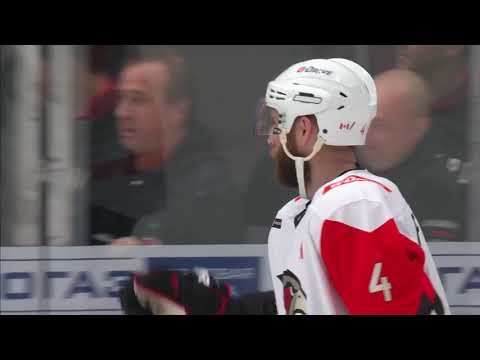 Fransons blasts one to tie the game up in powerplay