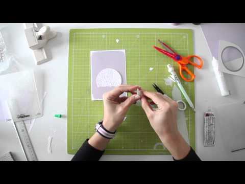 Cómo hacer tarjetas de Comunión - TUTORIAL Scrapbook