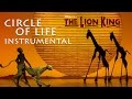 Circle of Life (Instrumental) The Lion King Musical ...