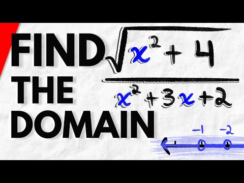 How to Find Domain of a Function (Radicals, Rational Functions, and Interval Notation)
