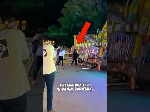 This man saved everyone on a carnival ride 👏