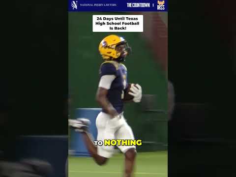Posting 1 play every day until Texas High School Football is back! 24 Days left!