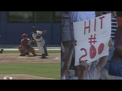 Marquis Grissom homers for 200th hit of 1996