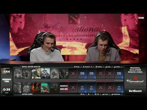 (RU) Royal Never Give Up vs Aster.Aries bo3 | The International 2022: Региональные кв�