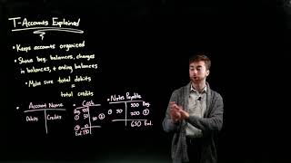 Principles of Accounting - How to Create T-Accounts