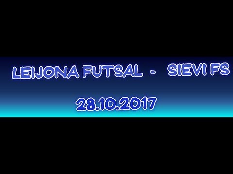 28.10.2017 LeiF - Sievi FS Futsal-liiga