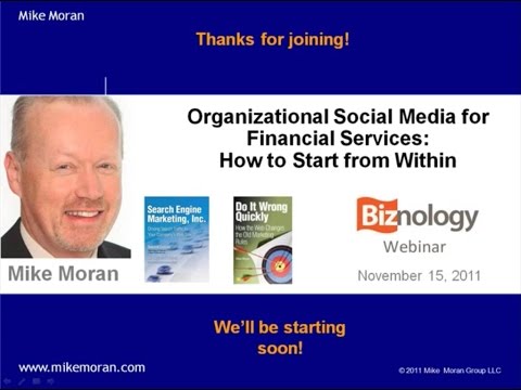 Organizational Social Media for Financial Services