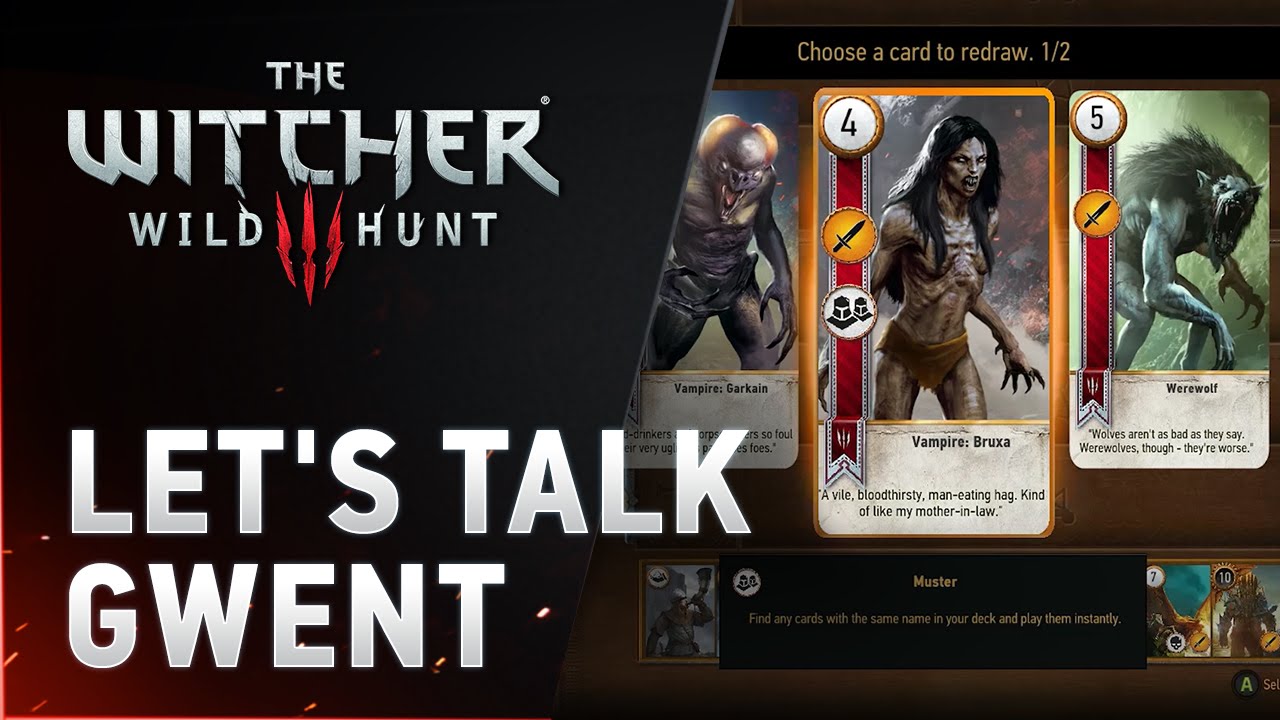 The Witcher 3: Wild Hunt - Let's Talk Gwent - YouTube