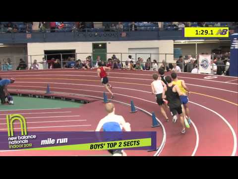 Boys Mile Section 1 - New Balance Indoor Nationals 2012