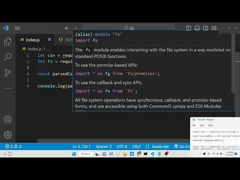 Node Js Tutorial To Parse Validate Csv Strings Using Csv String Library In Javascript