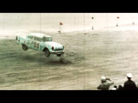 1956 Junior Johnson flip @ Daytona Beach (multiple angles)