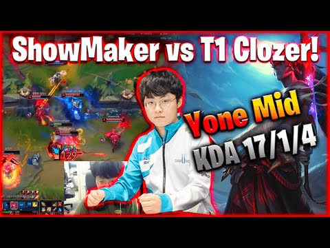 DWG ShowMaker Stream Yone vs T1 Clozer Kassadin Destroys KR Challenger | ShowMaker Stream Highlights