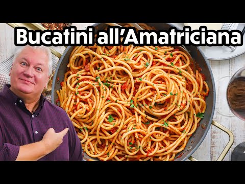 How to Make Authentic Bucatini all Amatriciana
