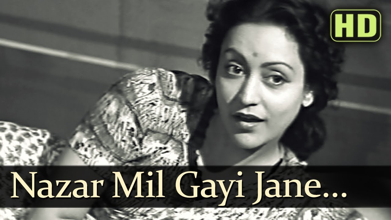 Nazar Mil Gayi Jane Kiski Lyrics | Anokhi Ada | Shamshad Begum | Naushad