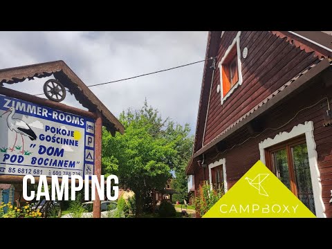 Camping POD BOCIANEM, pole namiotowe  - Białowieża