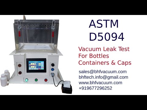 vacuum leak tester for vials