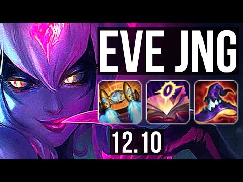 EVELYNN vs KARTHUS (JNG) | Rank 3 Eve, 20/6/15, Dominating | EUW Challenger | 12.10