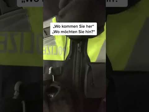 Polizeikontrolle, Verkehrskontrolle. Wo wollen Sie hin, wo kommen Sie her? #shorts