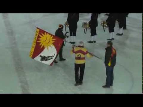 Cérémonie remise du drapeau au HC Sierre 27.12.2013