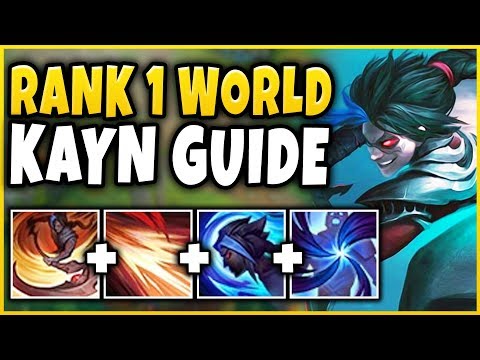 SEASON 9 ULTIMATE KAYN GUIDE (RANK 1 KAYN WORLD) HOW TO PLAY KAYN - League of Legends