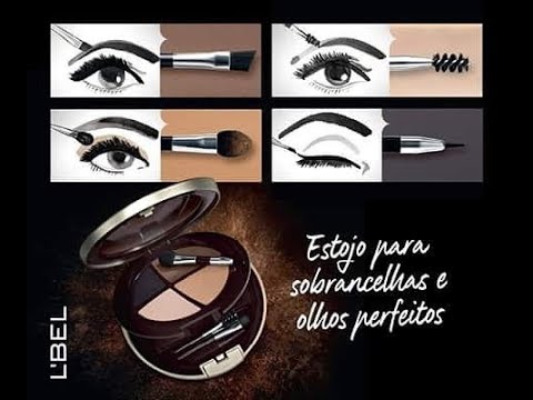 Estojo Para Sobrancelhas e Olhos Perfeitos L´BEL