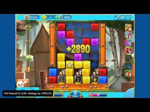 Pet Rescue Saga Level 2248 ~ no boosters, NEW LEVELS!!!