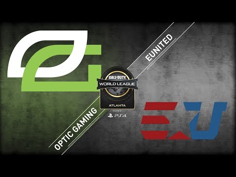 OpTic Gaming vs eUnited | CWL Atlanta Open 2018 | Bravo Stream | Day 1