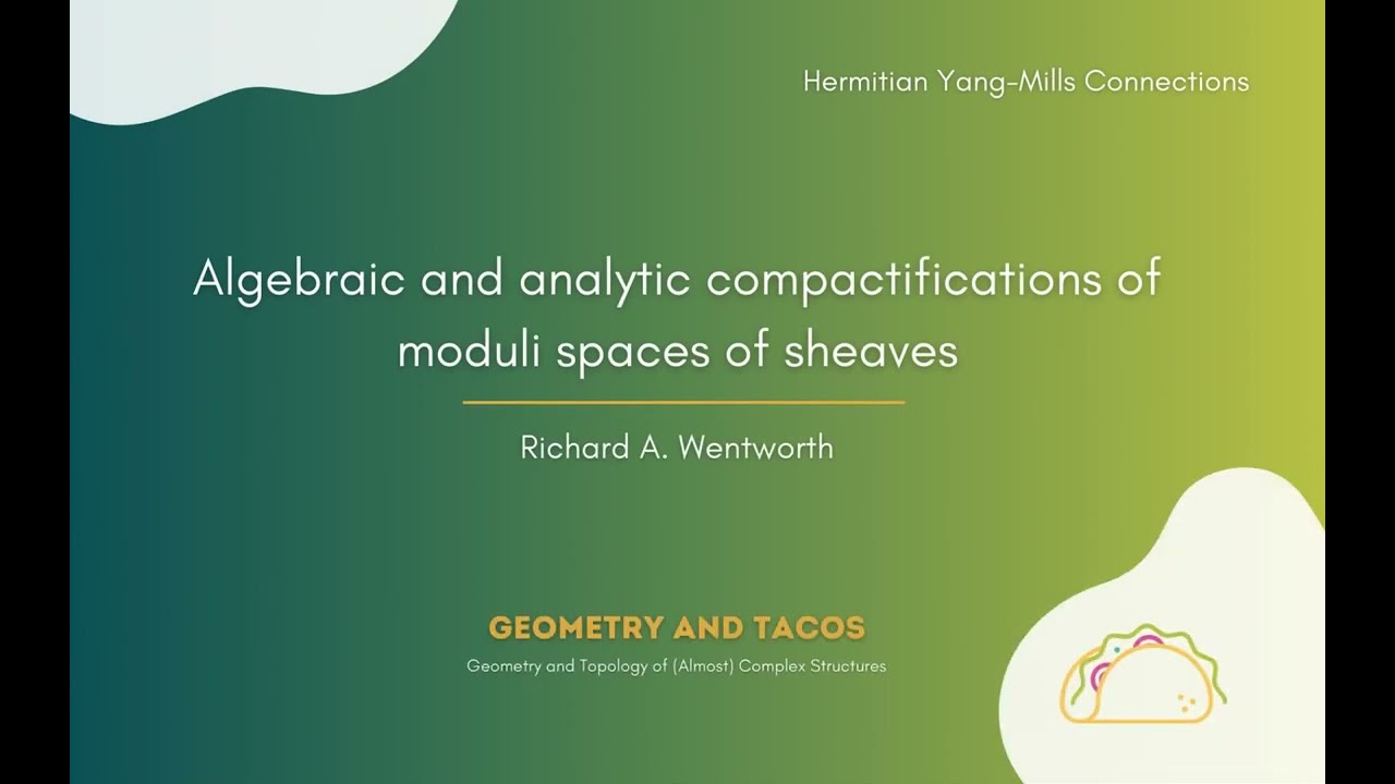 Algebraic and analytic compactifications of moduli spaces of sheaves - by Richard A. Wentworth