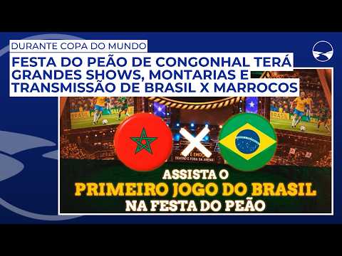 Festa do Peão de Congonhal terá grandes shows, montarias e transmissão de Brasil x Marrocos