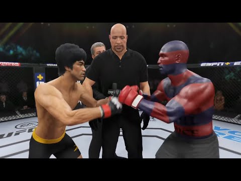 UFC 4 I Bruce Lee vs. Striped Monsters (EA Sports UFC 4)