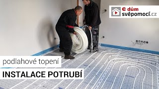 Instalace teplovodního podlahového vytápění