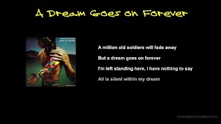 Todd Rundgren - A Dream Goes on Forever Lyrics