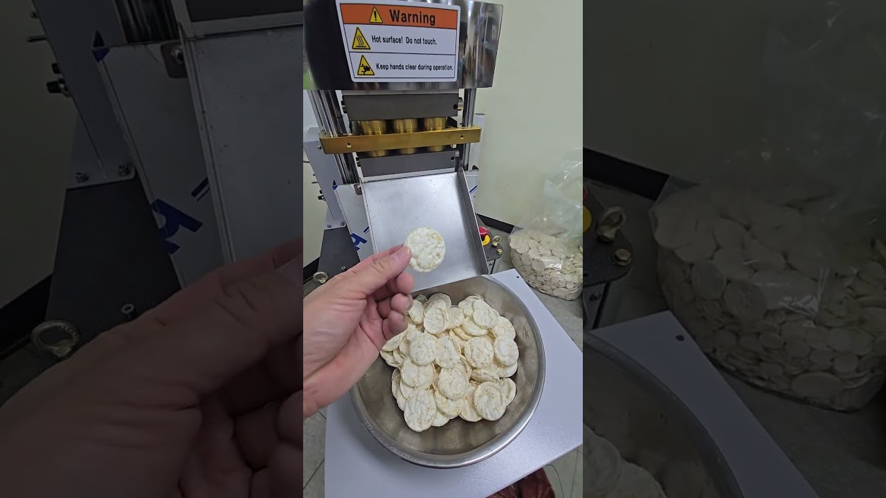 Korean popped rice cake and chip making machine SYP4509